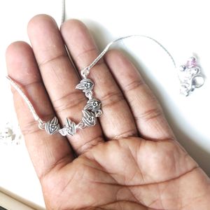 Pure Silver Oxidised Payal Anklet 1pair
