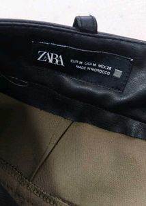 Zara Women High-Waist Straight Pants