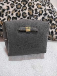 Stylish Grey Makeup Pouch