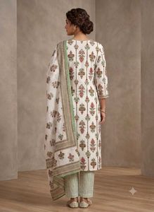 Elegant Printed Kurta Set with Dupatta (new)