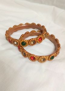 🆕 Fancy Bangle Set of 4, Size 2*8