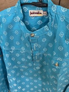Smart Shirt Cum Kurta Style Wear For Boys