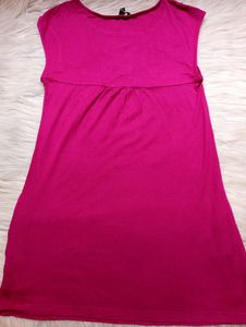 Sparkly Pink Tunic Top