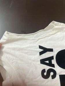 Just Say Yes Graphic Tank