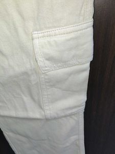 Beige Cargo Pants