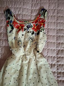 Boho Floral Print Midi Dress