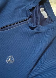 Men's Blue V-Neck T-Shirt &amp; Grey Jeans
