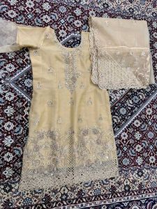 Elegant Embroidered Kurta with Dupatta