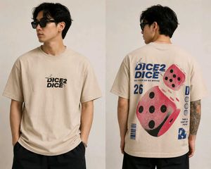 Dice2 Dice Graphic T-Shirt