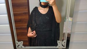 Elegant Black Indo western Set