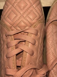 Pink Quilted Sneakers