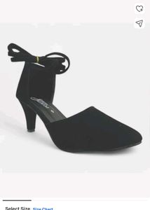 Chic Black Suede Heels