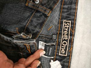 Classic Dark Wash Denim Jeans
