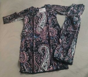 Paisley Print Kurta Set