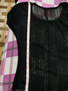 combo of 2 Black Net Top and shrug