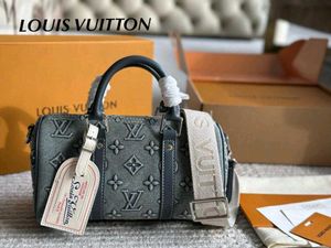 *Louis Vuitton Monogram  washed Denim Keepall Band
