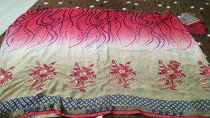 Beautiful Printed Saree with blouse