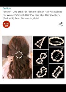 Pearl Hair Clip Set