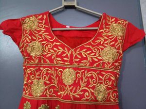 Rose Embroidered gown