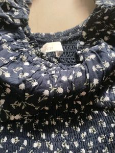 🎉Offer🎉Navy blue Dress Mini With Shorts Attached