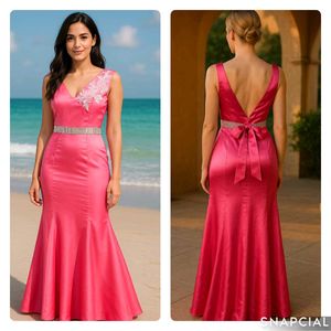Mermaid Pink Gown