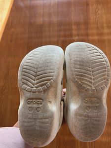 White Crocs Comfort Clogs