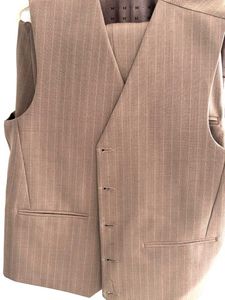 Classic Brown Pinstripe Tuxedo