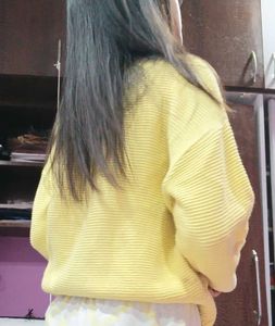Yellow Knit Sweater