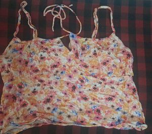 Floral Print Cami Top