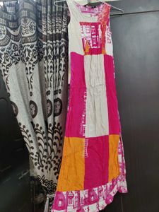 Bohemian Patchwork Maxi Dress