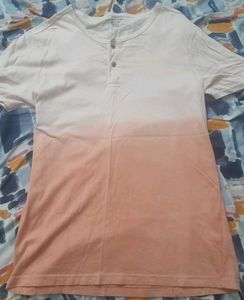 Men's Dip-Dye Henley T-Shirt