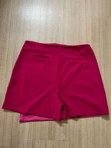 Chic Pink Wrap Skort