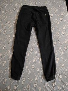 Black cargo trouser pant for men