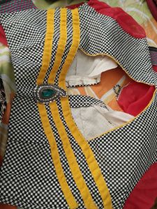 Stylish Black &amp; White Checkered Blouse