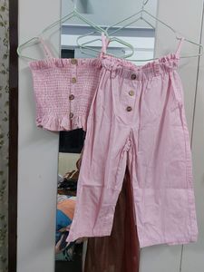 Pink Strips Cord Set For Age 4 to 6 Yrs
