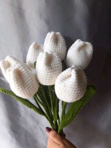 Crochet Tulip Bouquet