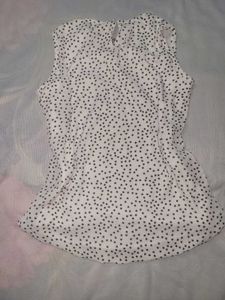 Chic Star Print Sleeveless Top