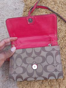 Coach Monogram Crossbody Bag