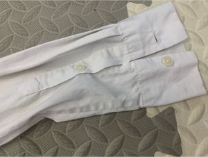 H&amp;M White Long Sleeve Button-Up Shirt ⭐️