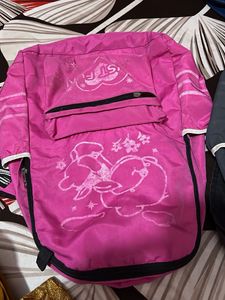 Cute Pink &amp; Grey Backpacks Set