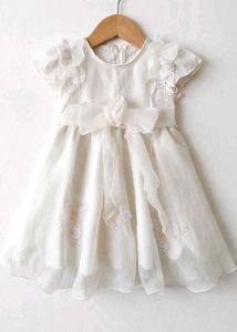 Elegant White Baby Girl Dress