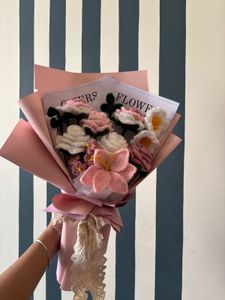 Handmade Crocheted Flower Bouquet