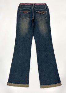 Vintage embellished bootcut jeans