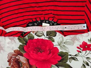 Red Striped Long Sleeve T-Shirt