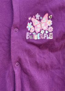 Purple Baby Romper