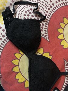 Black Lace Bra