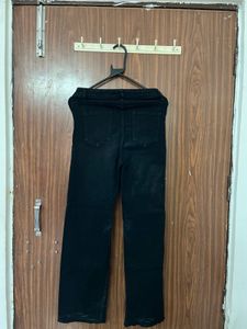 Black Straight Leg Jeans