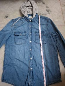 Hooded Denim Jacket