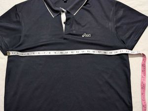Asics Navy Blue Polo Shirt