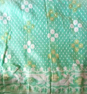 GREEN - One Piece - Uncut - Suit/dress material